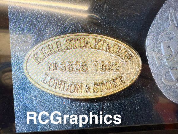 IMG_0313 16mm Kerr Stuart Builders Plate - Etched Brass
