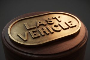 16mm "Last Vehicle" (LV) Plate - Etched Brass