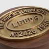 16mm Hunslet Late Era Builders Plate - Etched Brass