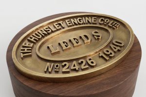 16mm Hunslet Late Era Builders Plate - Etched Brass