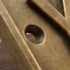 Your name custom 16mm nameplate - hole pic 16mm Kerr Stuart Builders Plate - Etched Brass