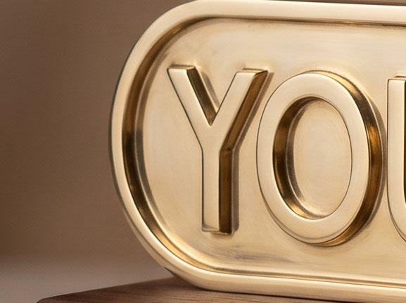 Your name custom 16mm nameplate - oval corners pic 16mm Scale Custom Nameplate (1 pair) with your text - Etched Brass