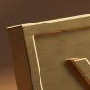 Your name custom 16mm nameplate - square corners pic 16mm Scale Custom Nameplate (1 pair) with your text - Etched Brass